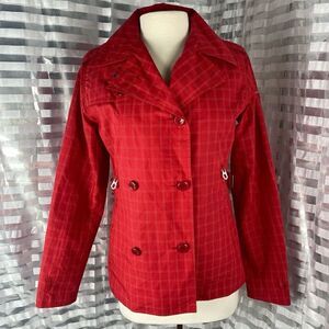 Bomb Boogie Authentic Red  Fitted All Weather Jacket